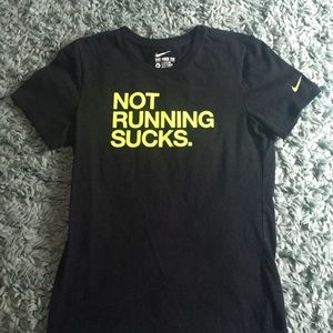 Nike women’s Not Running Sucks tee